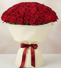 Букет 101 Красная роза Милано в Заклинье