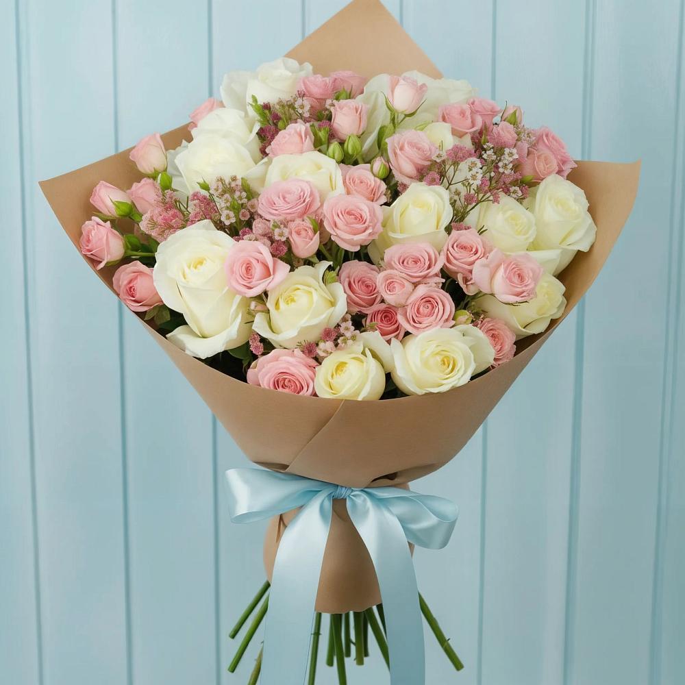 Букет цветов из: Розы в Заклинье