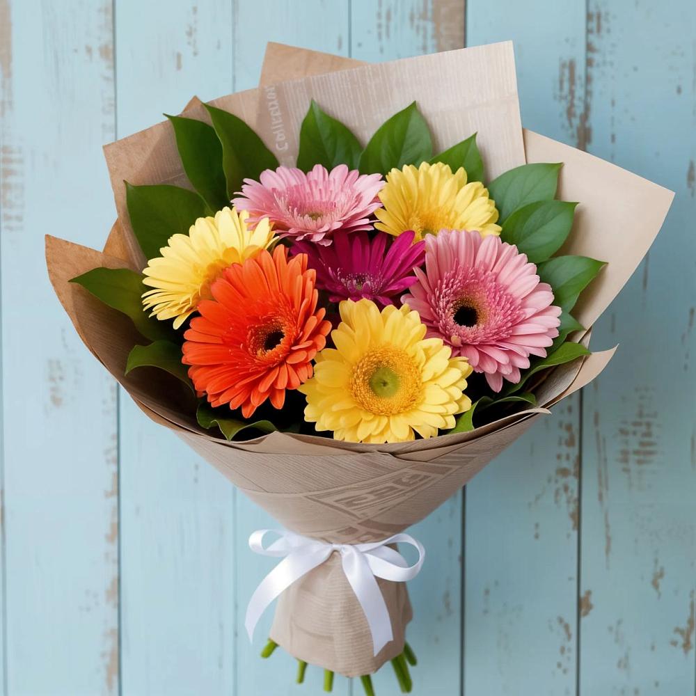 Букет цветов из: Герберы в Заклинье