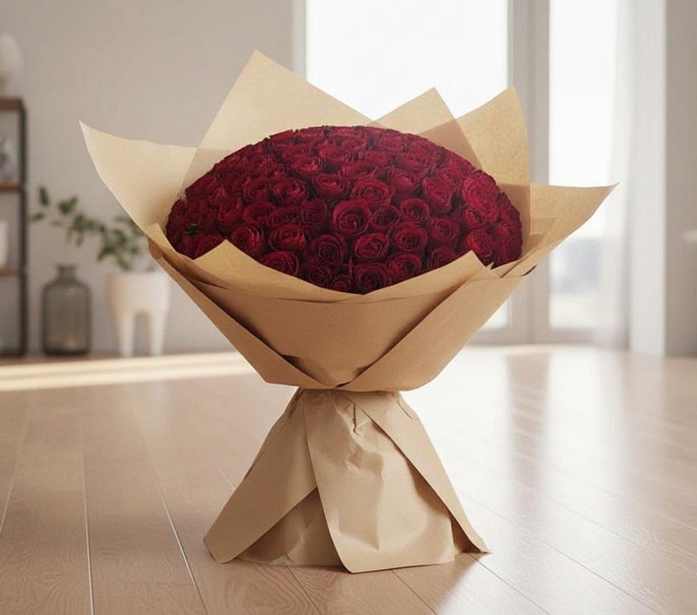 Букет 101 Красная роза в Заклинье