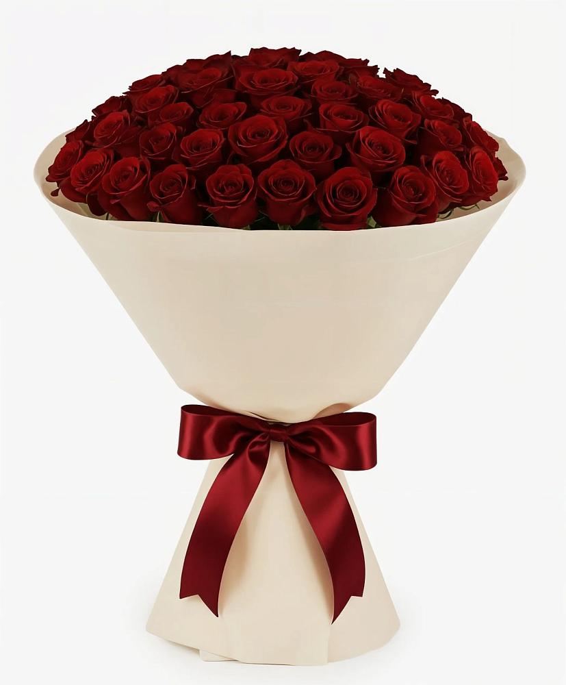 Букет 101 Бордовая роза Блэк Бакарра в Заклинье