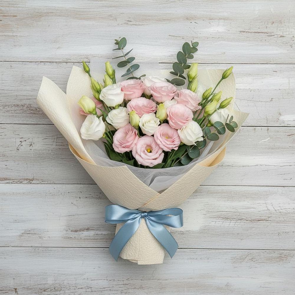 Букет цветов из: Лизиантусы в Заклинье